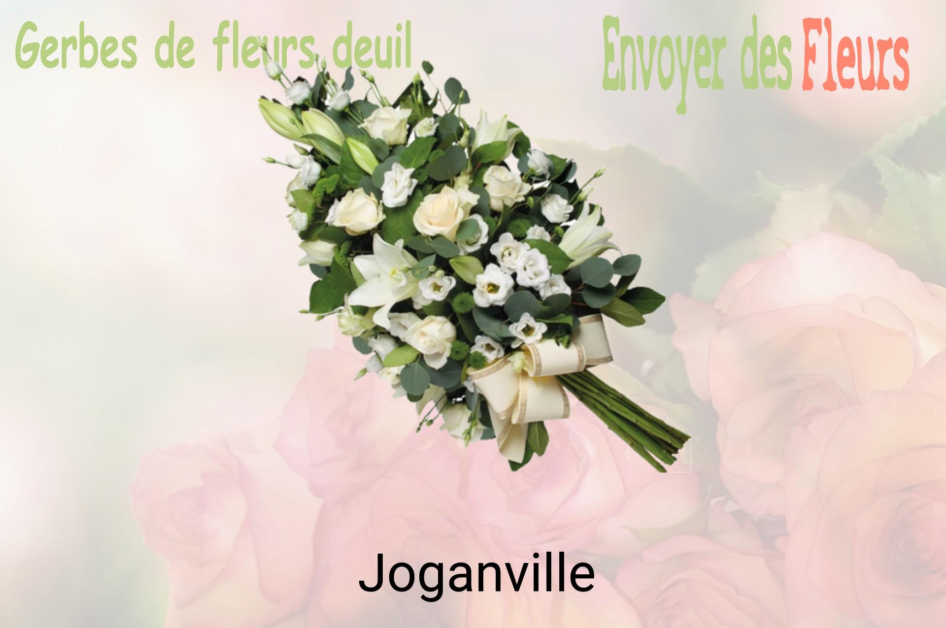 Gerbe de fleurs de deuil livrée à Joganville